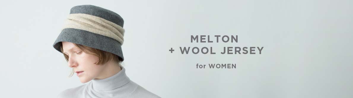 MELTON + WOOL JERSEY for WOMEN
