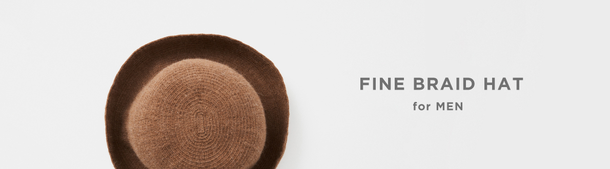 FINE BRAID HAT for MEN
